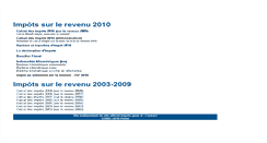 Desktop Screenshot of calcul-des-impots.fr